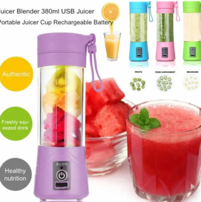 Portable Electric Blender Mini Fruit Juice Mixer
